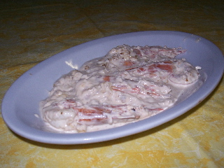 gamberi in salsa di pinoli4